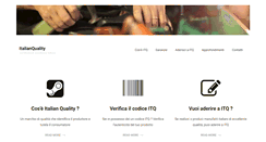 Desktop Screenshot of italianquality.org