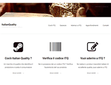 Tablet Screenshot of italianquality.org